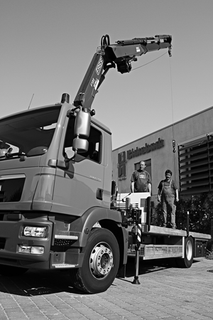LKW mit Kran